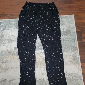 H&M Black and White Polka Dot Joggers